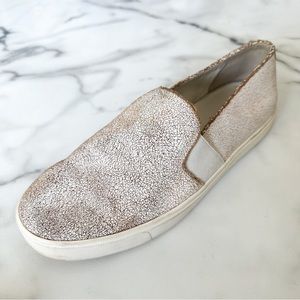 Vince | Blair Cracked Leather Slip-on Sneaker